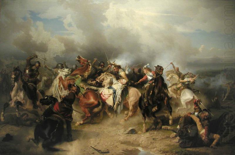Battle of Lutzen, Carl Wimar